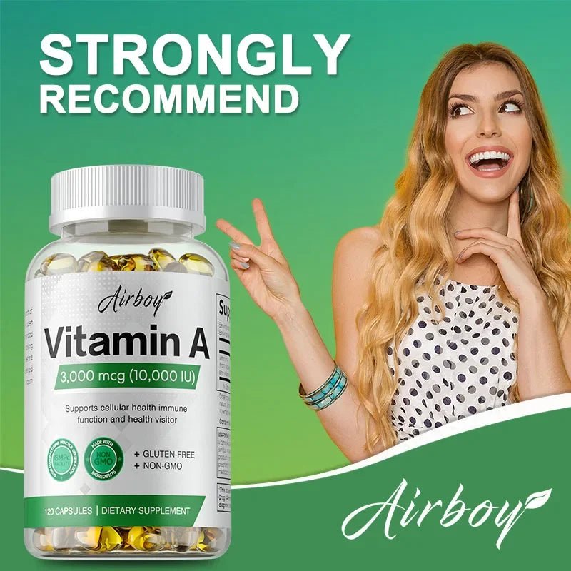 Vitamin A - Immune System & Reproductive Function, Supports Healthy Skin & Eyes, Antioxidant Activity - Shubert Online Store