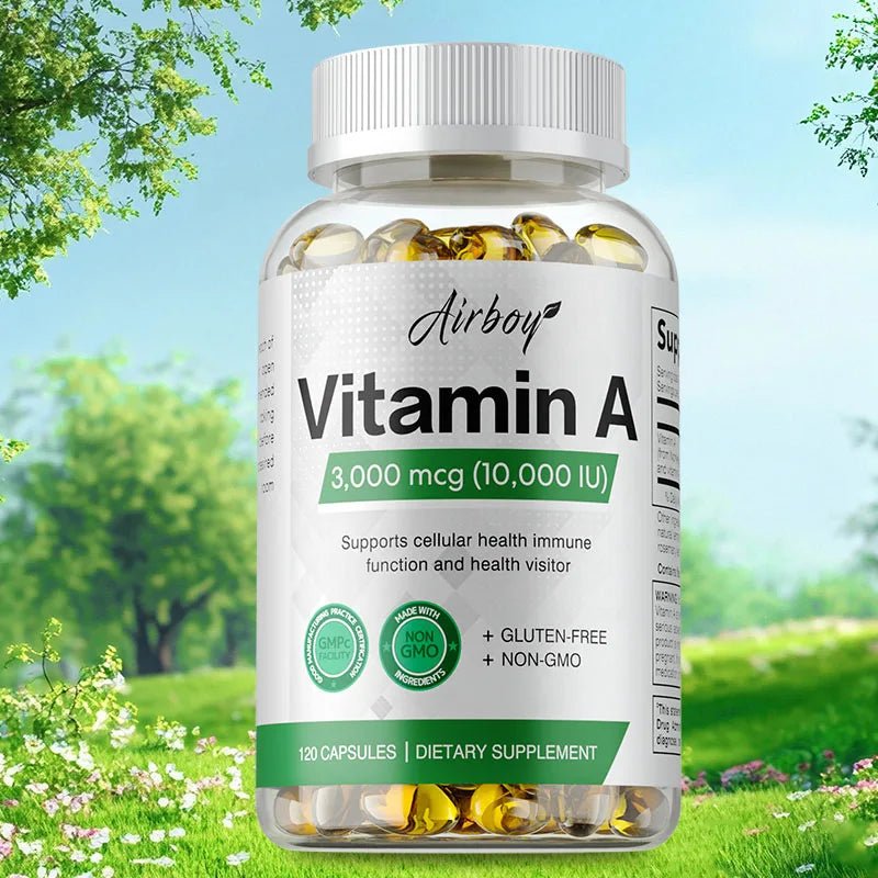 Vitamin A - Immune System & Reproductive Function, Supports Healthy Skin & Eyes, Antioxidant Activity - Shubert Online Store
