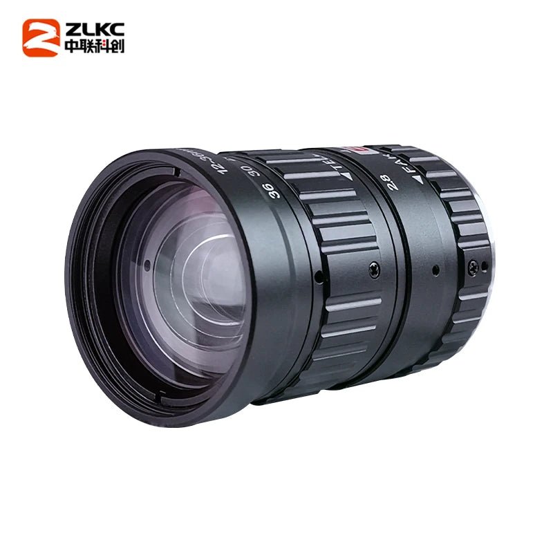 ZLKC CCTV Lens 12-36mm Varifocal 2/3 Inch Focal 5Megapixel F2.8 Aperture C-Mount Low Distortion Machine Vision Indusrial Camera - Shubert Online Store